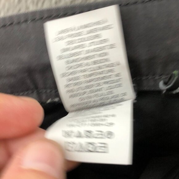 Haggar In Motion Mens Pants 42x30 Straight Weekend 5-Pockets Casual Black - Picture 9 of 12